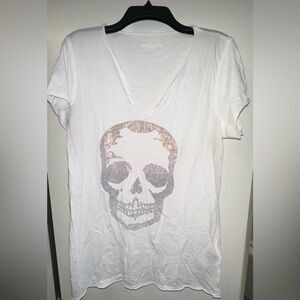 Zadig & Voltaire Medium Studded White Tee